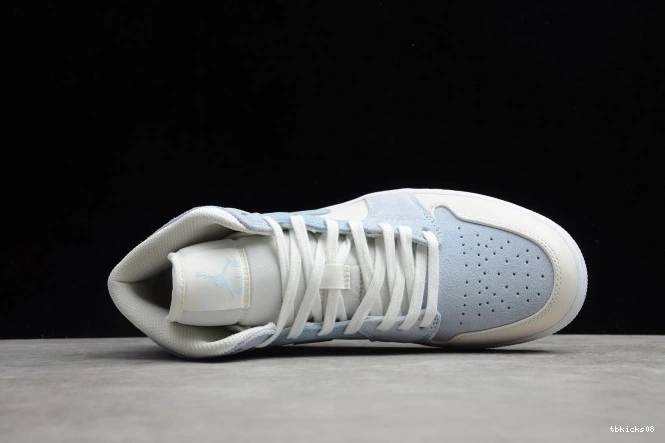 Cheap TBkick 1 Mid Textures Mixed Air DA4666-100 Jordan Blue 0714